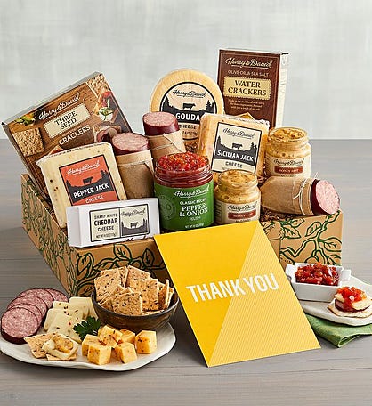 &#34;Thank You&#34; Meat and Cheese Gift Box